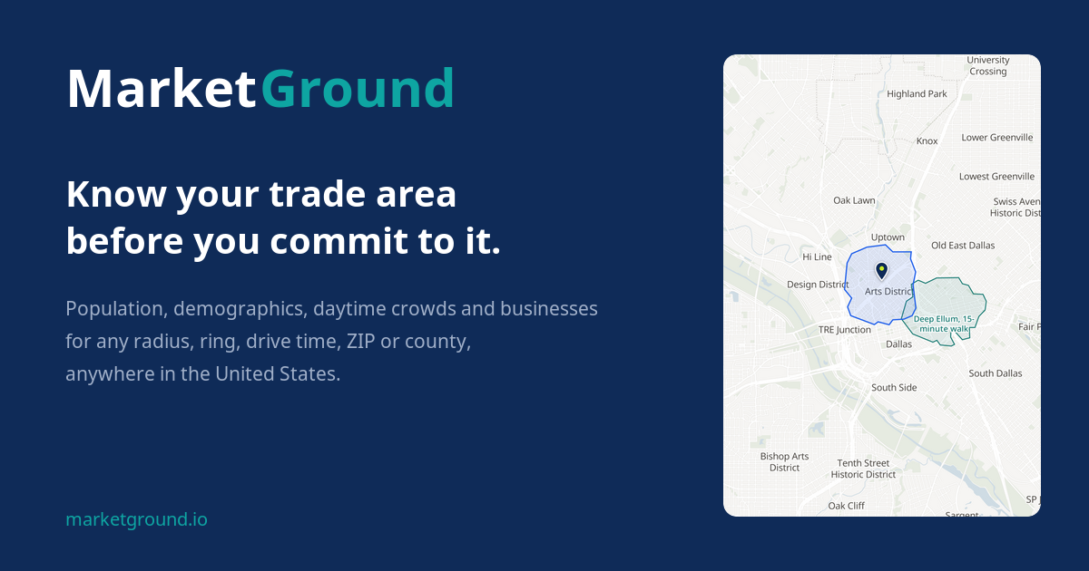 I built a tool that tells you who lives and works inside any area you draw on a map